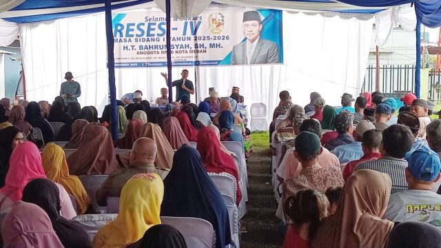 Ketua Fraksi PAN-Perindo DPRD Medan, T. Bahrumsyah, gelar Reses 4 Masa Sidang 1 Tahun Sidang 2025-2026 di Belawan 2