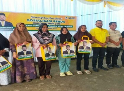 Wakil Ketua DPRD Medan, Hadi Suhendra, gelar Sosper XII TA 2025 di Marelan & Belawan