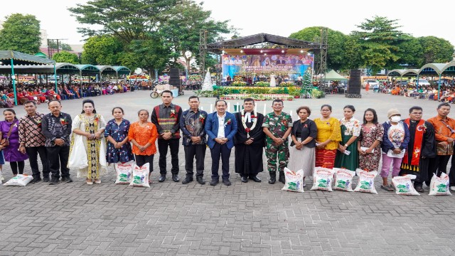 Wali Kota hadiri Natal Pemkot Tebingtinggi