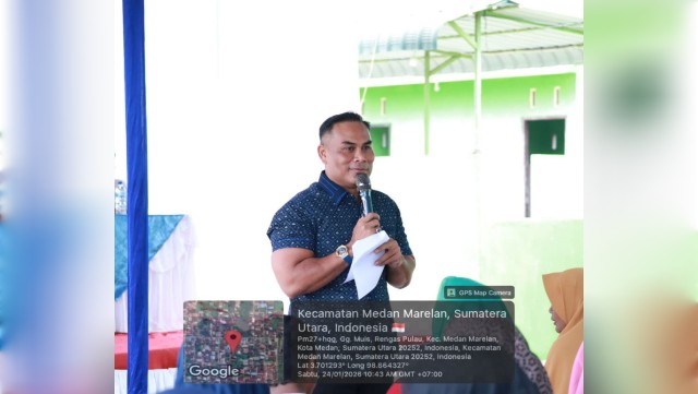 Anggota DPRD Medan Fraksi NasDem, Saipul Bahri, gelar Sosper 1 2026 di Marelan