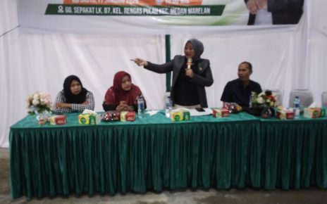 Anggota DPRD Medan Fraksi PKB, Roma Uli Silalahi, gelar Sosper 1 TA 2026 di Marelan