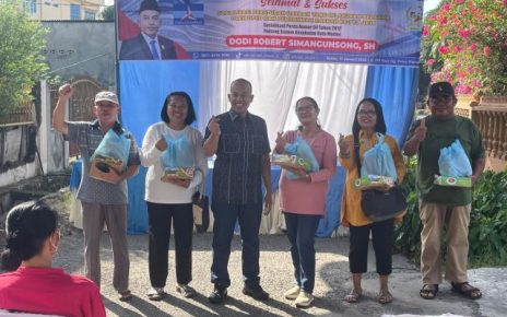 Anggota DPRD Medan Fraksi Partai Demokrat, Dodi Robert Simangunsong, gelar sosialiasi ke 1 TA 2026 di Medan Kota