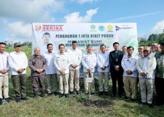 Gubernur Sumut, Bobby Nasution, tanam 1 juta pohon