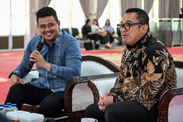 Gubernur Sumut, Bobby Nasution, terima unjungan jajaran Direksi PT Danareksa 1