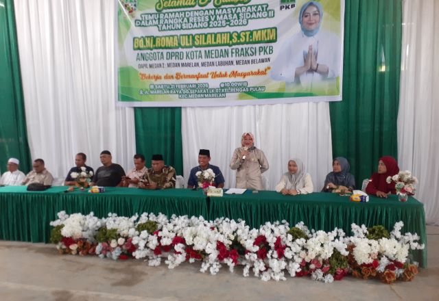 Anggota DPRD Medan Fraksi Hanura-PKB, Roma Uli Silalahi, gelar Reses V Masa Sidang II Tahun Sidang 2025-2026 di Medan Marelan 1