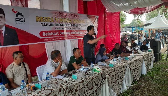 Anggota DPRD Medan Fraksi PSI, Reinhart Jeremy Anindhita, gelar Reses V Masa Sidang II Tahun Sidang 2025-2026 di Medan Timur