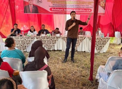 Anggota DPRD Medan Fraksi PSI, Reinhart Jeremy Anindhita, gelar Sosper II TA 2026 di Medan Timur