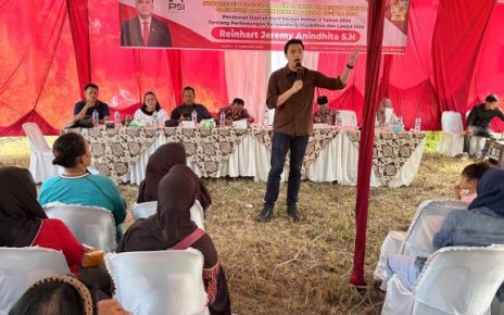 Anggota DPRD Medan Fraksi PSI, Reinhart Jeremy Anindhita, gelar Sosper II TA 2026 di Medan Timur