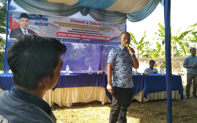 Anggota DPRD Medan Fraksi Partai Demokrat, Dodi Robert Simangunsong, gelar Sosper II TA 2026 di Medan Amplas