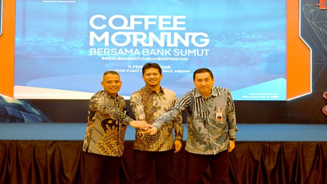 Coffe Morning jajaran Direksi Bank Sumut