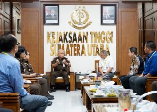 Direksi Bank Sumut silaturahmi dengan Kajati Sumut