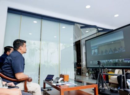 Gubernur Sumut, Bobby Nasution, Ikuti Rakor Rehabilitasi dan Rekonstruksi Pascabencana