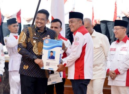 Gubernur Sumut, Bobby Nasution, hadiri pengukuhan ABPEDNAS