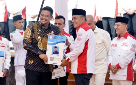 Gubernur Sumut, Bobby Nasution, hadiri pengukuhan ABPEDNAS