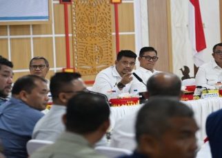 Gubernur Sumut, Bobby Nasution, pimpin Rakor pembangunan se Kepulauan Nias
