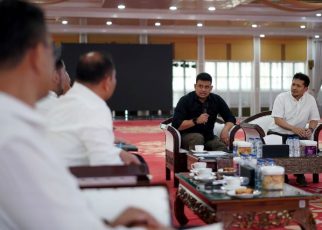 Gubernur Sumut, Bobby Nasution, terima Audiensi Bank Sumut