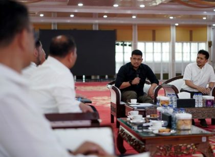 Gubernur Sumut, Bobby Nasution, terima Audiensi Bank Sumut