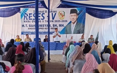 Ketua Fraksi PAN-Perindo DPRD Medan, T. Bahrumsyah, gelar Reses V Masa Sidang II Tahun Sidang 2025-2026 di Jalan TM Pahlawan Belawan