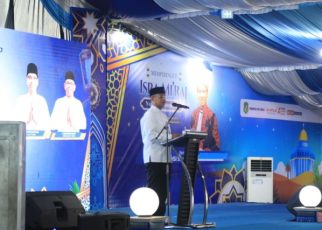 Sekda Kota Medan, Wiriya Alrahman, pada peringatan Israk Mikraj 1447 H Pemkot Medan