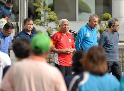 Wakil Gubernur Sumut, Surya, ikuti senam kesegaran jasmani