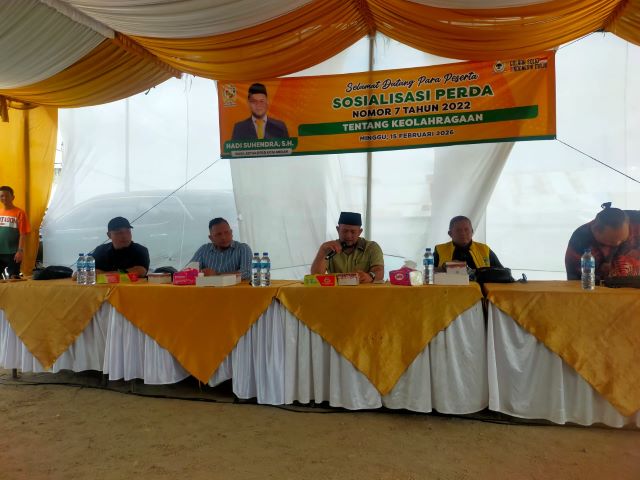 Wakil Ketua DPRD Kota Medan, Hadi Suhendra, gelar Sosper 2 TA 2026 di Belawan