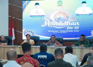 Wakil Wali Kota Medan, Zakiyuddin Harahap, pimpin rapat pematangan Ramadhan Fair & Harmoni Imlek