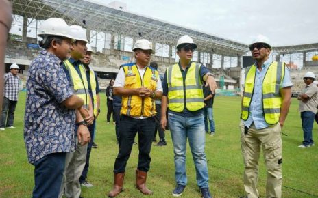 Wali Kota Medan, Rico Tri Putra Bayu Waas, tinjau Stadion Teladan Medan