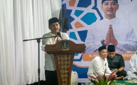 Wali Kota Tebingtinggi, Iman Irdian Saragih, berikan sambutan pada acara dzikir & doa sambut Ramadhan 1447 H
