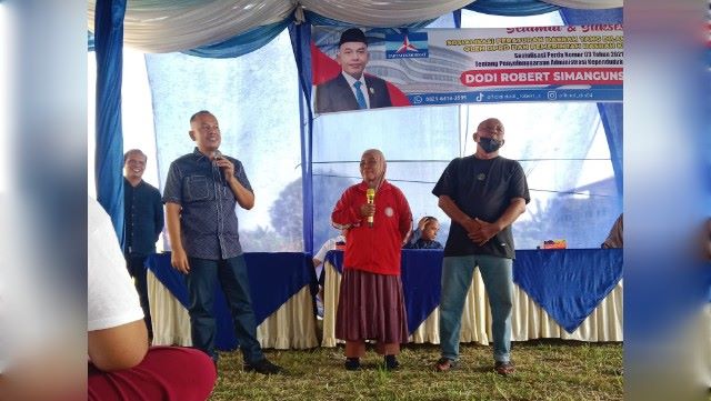 Anggota DPRD Medan Fraksi Demokrat, Dodi R Simangunsong, gelar Sosper III TA 2026 di Medan Kota