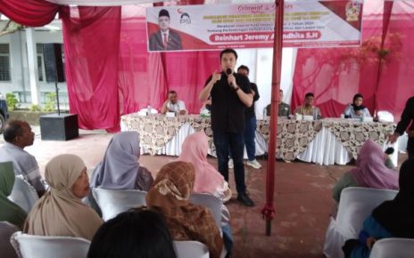 Bendahara Fraksi PSI DPRD Medan, Reinhart Jeremy Anindhita, gelar Sosper III TA 2026 di Medan Perjuangan