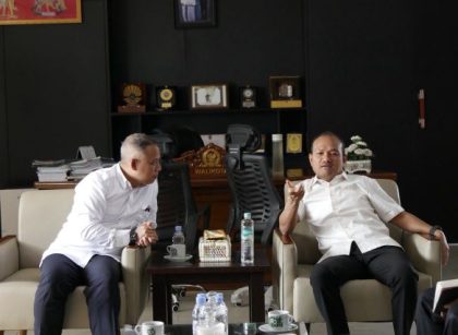 Dirut Bank Sumut, Heru Mardiansyah, melakukan pertemuan dengan Wali Kota Tanjungbalai