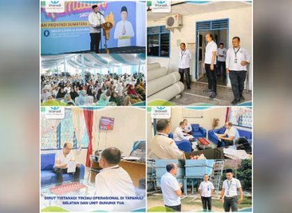 Dirut Tirtanadi dampingi Gubsu Safari Ramadhan ke Palas & Paluta