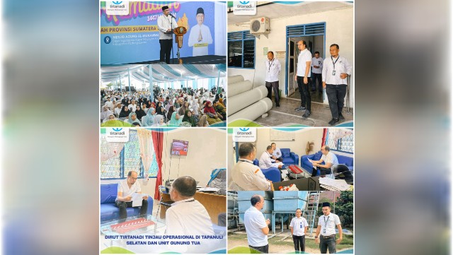 Dirut Tirtanadi dampingi Gubsu Safari Ramadhan ke Palas & Paluta