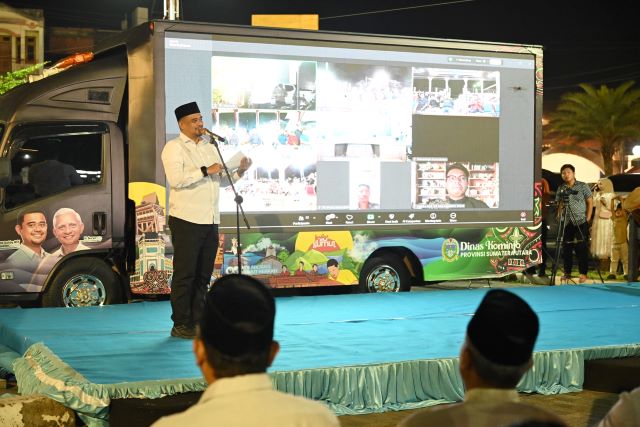 Gubernur Sumut, Bobby Nasution, launching Layanan Internet Gratis 8 Kota di Sumut