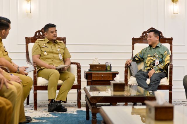 Gubernur Sumut, Bobby Nasution, terima Deputi Kementerian PPN-Bappenas