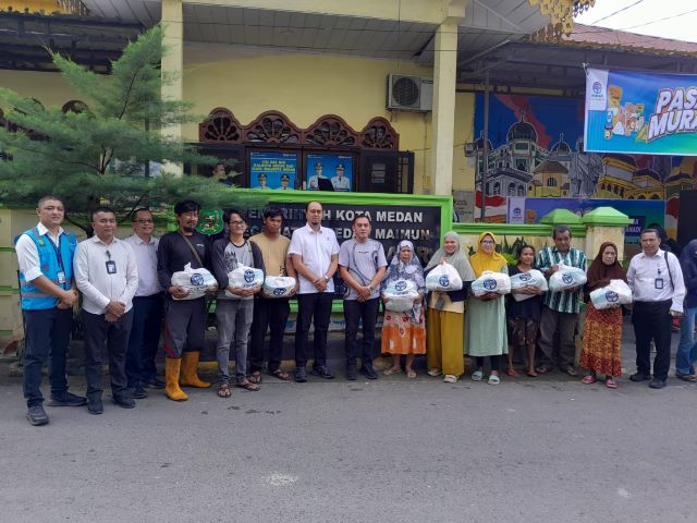 Perumda Tirtanadi gelar pasar murah di Kecamatan Medan Maimun