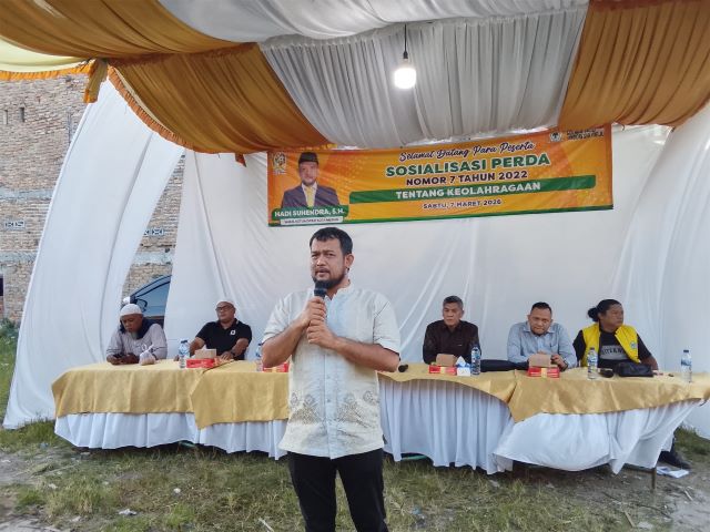 Wakil Ketua DPRD Medan, Hadi Suhendra, gelar Sosper III TA 2026 di Belawan 1