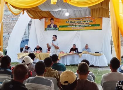 Wakil Ketua DPRD Medan, Hadi Suhendra, gelar Sosper III TA 2026 di Belawan