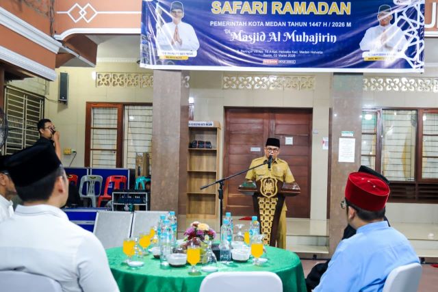 Wakil Wali Kota Medan, Zakiyuddin Harahap, Safari Ramadan di Masjid Al Muhajirin Medan Helvetia