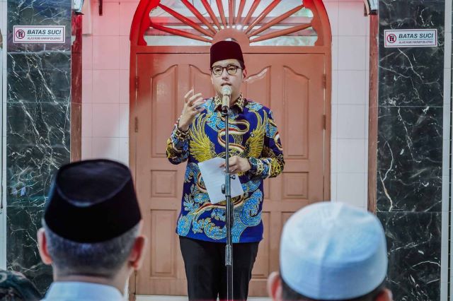 Wali Kota Medan, Rico Tri Putra Bayu Waas, Safari Ramadan di Masjid Al-Ikhlas Medan Timur