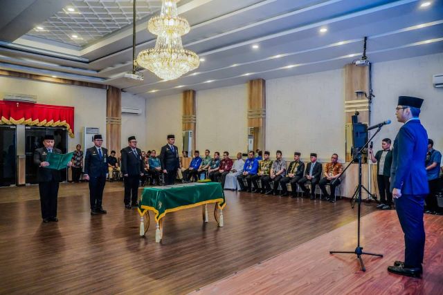 Wali Kota Medan, Rico Tri Putra Bayu Waas, lantik 4 pejabat eselon II