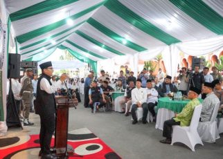 Wali Kota Medan, Rico Tri Putra Bayu Waas, safari Ramadhan di Masjid As Sholihin Medan Sunggal