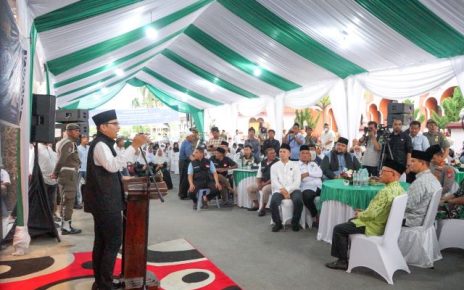 Wali Kota Medan, Rico Tri Putra Bayu Waas, safari Ramadhan di Masjid As Sholihin Medan Sunggal