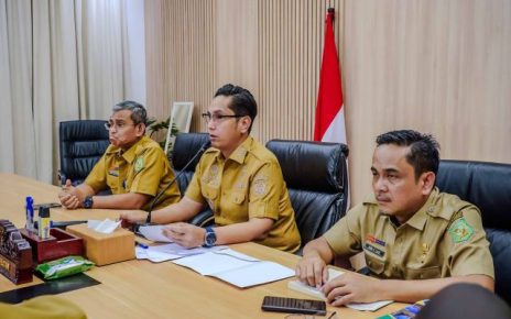 Wali Kota Medan, Rico Tri Putra Bayu Waas, zoom meeting dengan Dirjen Perumahan Perkotaan Kementerian PKP