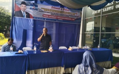 Anggota DPRD Medan Fraksi Partai Demokrat, Dodi R Simangunsong, gelar Sosper ke 4 TA 2026