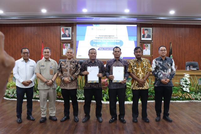 Bank Sumut & Pemkot Binjai teken kerja sama tagihan air