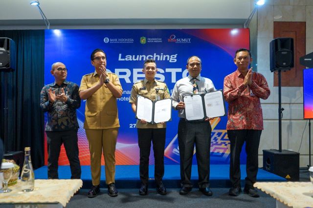 Bank Sumut & Pemkot Medan kerja sama optimaliasi pajak daerah melalui aplikasi QRESTO