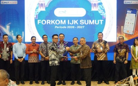 Dirut Bank Sumut, Heru Mardiansyah, pimpin Forkom IJK Sumut 2026-2027