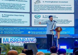 Gubernur Sumut, Bobby Nasution, pada Musrenbang RKPD Provinsi Sumut 2027