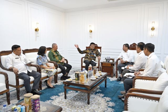 Gubernur Sumut, Bobby Nasution, terima audiensi Kepala LPS I Medan